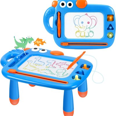Magnetic Drawing Board for Toddler Boys, Toys for 1 2 3 Year Old Boy, Mess Free Doodle Board Pad, Kids  Writing Board, Educational Toys for Toddlers 1-3, Etch Sketch Christmas Birthday Gifts