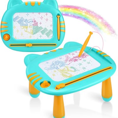 Magnetic Drawing Board for Toddlers Boys & Girls, Toddler Toys 3-5,  Mess Free Doodle Board Pad Learning Toy, Etch A Colorful Sketch Educational Toys for Boys Girls Christmas Easter Birthday Gift